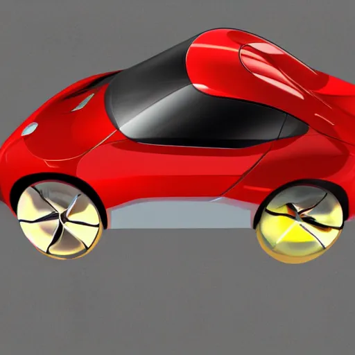 Prompt: concept art of a car from 2030