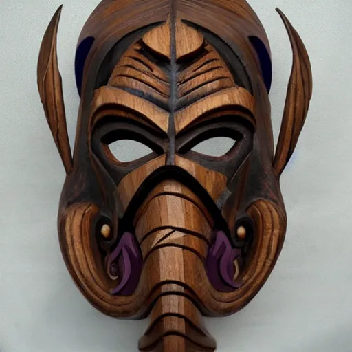 Image similar to illithid wooden mask