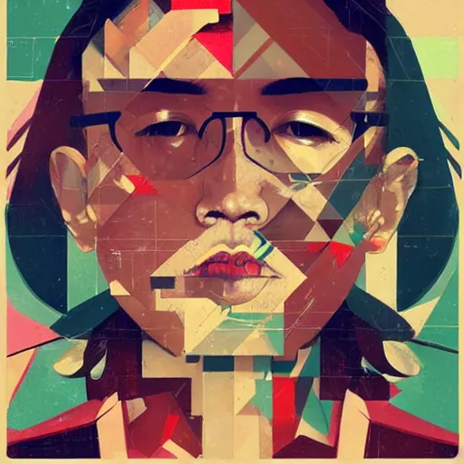 Image similar to Supreme x Sifu Yang Profile Picture by Sachin Teng, asymmetrical, Organic Painting , Matte Painting, geometric shapes, hard edges, graffiti, street art,:2 by Sachin Teng:4