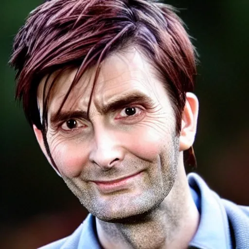 Image similar to david tennant mixed with jodie whittaker