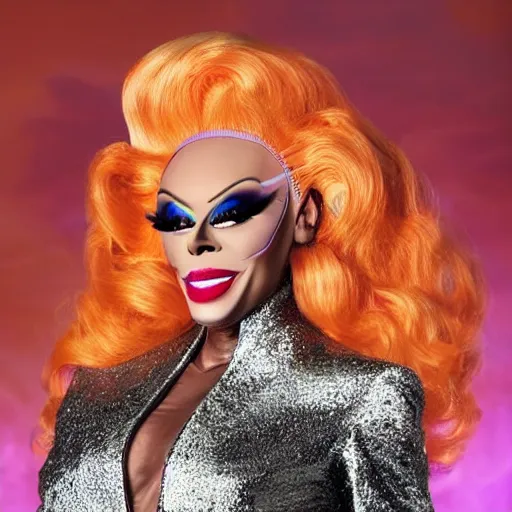 Prompt: rupaul drag race in the year 3 0 0 0 on mars