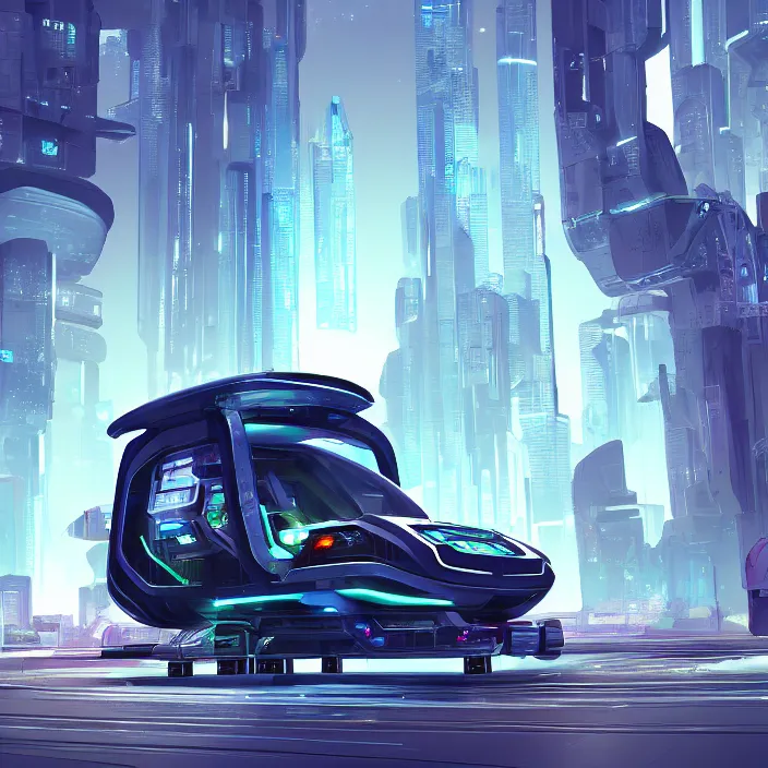 Cyberpunk 2077 #synthwave #car digital art #vehicle futuristic