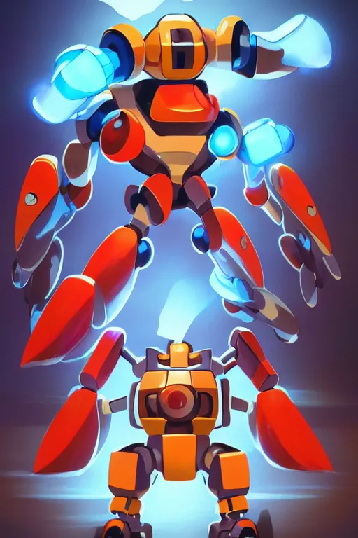 Image similar to metabots medabots medarotto medarot robot minimalist comics, behance hd by jesper ejsing, by rhads, makoto shinkai and lois van baarle, ilya kuvshinov, rossdraws global illumination ray tracing hdr radiating a glowing aura