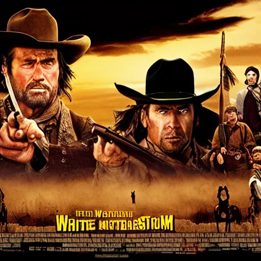 Prompt: western movie widescreen