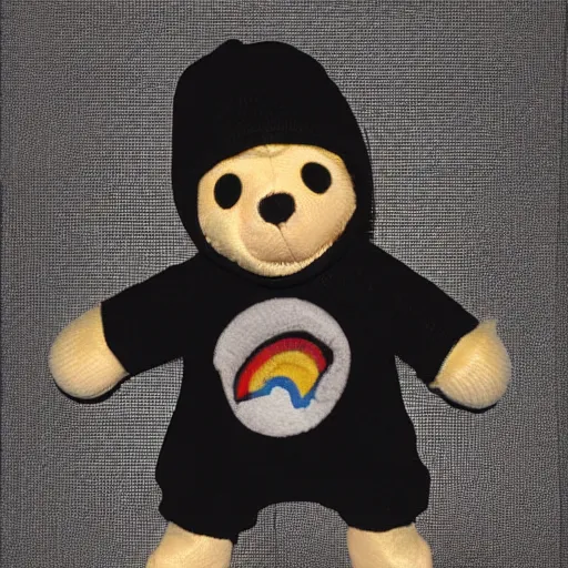 Prompt: Unabomber beanie baby