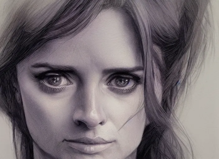 Image similar to a highly detailed beautiful portrait of jessica jones, james gurney, james jean