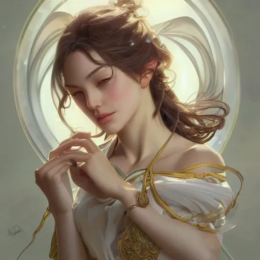 Prompt: ultra realistic illustration, oliva wilde anime, intricate, elegant, highly detailed, digital painting, artstation, concept art, smooth, sharp focus, illustration, art by artgerm and greg rutkowski and alphonse mucha