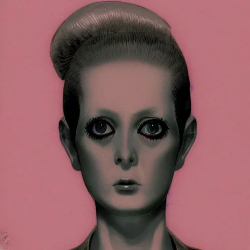 Prompt: Twiggy portrait, by Otomo Katsuhiro, character concept art