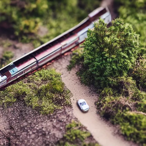 Image similar to macro photo of a miniature ho scale destiny 2 tower location, taken with canon 8 0 d, canon 1 0 0 mm f / 2. 8