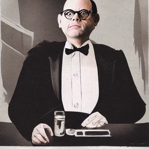 Prompt: george costanza, portrait, by toshiko okanoue