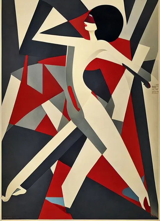 Image similar to constructivism monumental graphic super flat style figurative detailed portrait by avant garde painter and leon bakst, illusion surreal art, highly conceptual figurative art, intricate detailed illustration drawing, controversial poster art, geometrical drawings, no blur