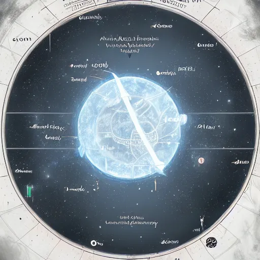 Image similar to gnostic moon diagram astrological map and control panel by jessica rossier