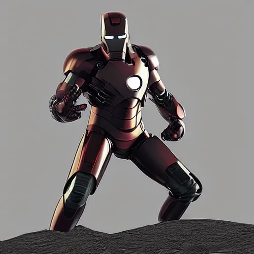 Image similar to “minion iron man, UHD, hyperrealistic render”