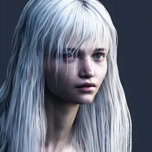 Prompt: griffith, au naturel, hyper detailed, digital art, trending in artstation, cinematic lighting, studio quality, smooth render, unreal engine 5 rendered, octane rendered