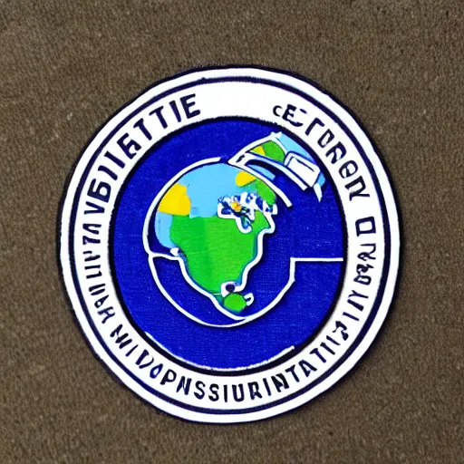 Image similar to centre for satellite data in environmental science logo mission patch