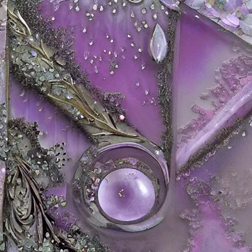 Image similar to crystethereal lavender atrium manipulation layeredinfusion lilac silver silver fuji pastel lilac sparkle fuji surreal creations serene lilac sparkle grey lilac weeping abstract collage