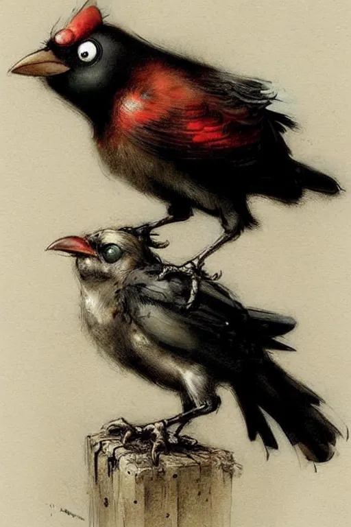 Image similar to ( ( ( ( ( bomb, the black bird, angry bird. muted colors. ) ) ) ) ) by jean - baptiste monge!!!!!!!!!!!!!!!!!!!!!!!!!!!