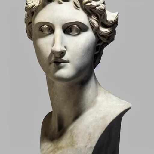 Prompt: beautiful face helen of Troy marble sculpture, dynamic lighting, cinematic, establishing shot, extremely high detail, shining, photo realistic, cinematic lighting, intricate line drawings, 8k resolution