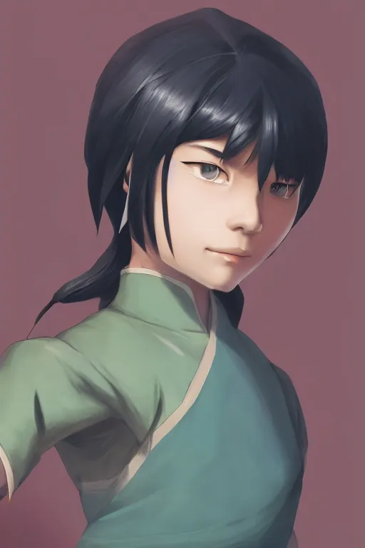 Image similar to Toph from the last Airbender , made by Stanley Artgerm Lau, WLOP, Rossdraws, ArtStation, CGSociety, concept art, cgsociety, octane render, trending on artstation, artstationHD, artstationHQ, unreal engine, 4k, 8k,