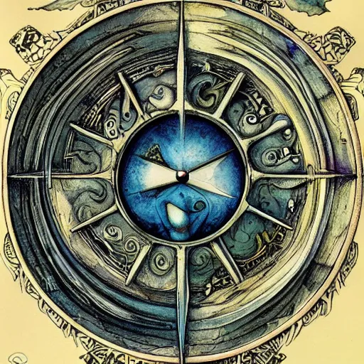 Image similar to detailed and sharp aquarius artistic zodiac artwork, mystic style, detailed, 8 k, detailed, symmetrical, by brian froud