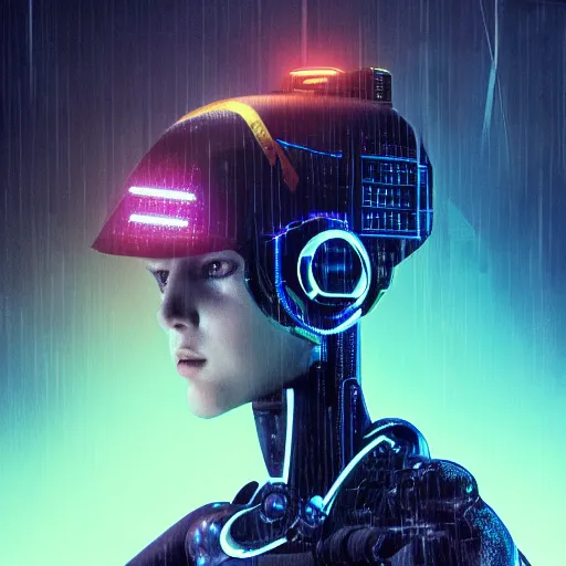 Prompt: professional photo of robot cat, cyberpunk background, blade runner, hyperrealistic masterpiece, trending on artstation, cgsociety, kodakchrome, golden ratio, cinematic, composition, beautiful lighting, hyper detailed, sharp focus, octane render, 4 k, unreal engine