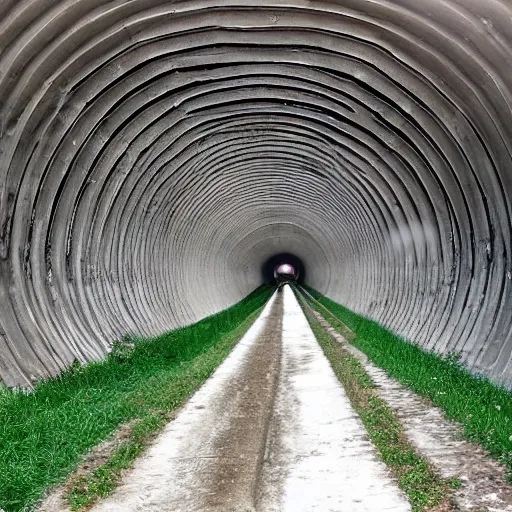 Image similar to drainage tunnel megalophobia