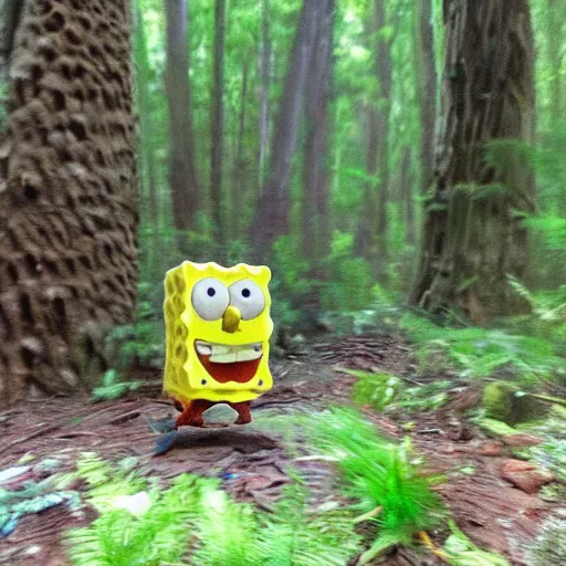 Image similar to spongebob trail cam footage