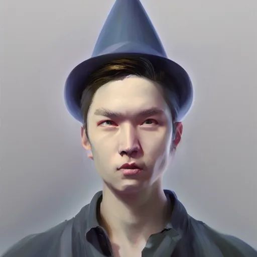 Image similar to surreal wizard portrait by yanjun cheng, artstation, 4 k, wide angle