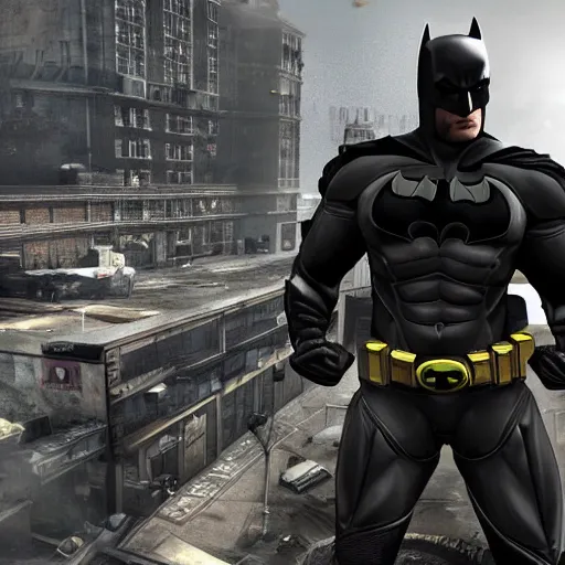 Image similar to Batman in Call of Duty MW2