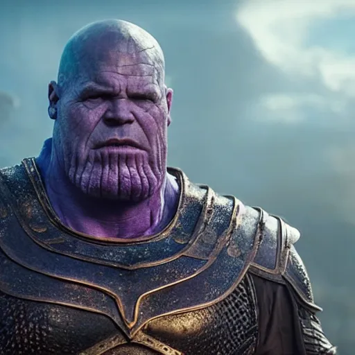 Prompt: Thanos in the TV show Vikings 4K quality super realistic