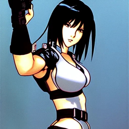 Image similar to tifa lockheart in ghost in the shell!! by masamune shirow