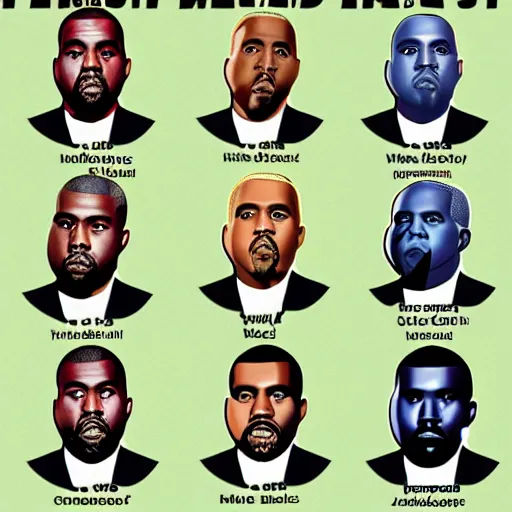 Image similar to kanye west as president of the united states