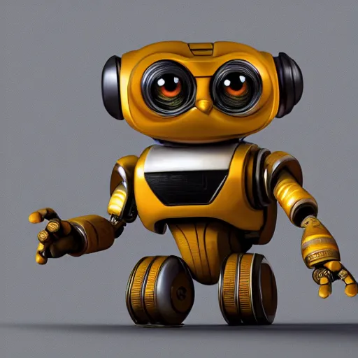 Image similar to two small chubby bots, hyperdetailed colourful, panelling, aerodynamic, intricate detail, holding, style of cute pokemon, with damaged rusty arms, antenna, jerboas, floating, white studio, oil, mechanical, cute toy, wall - e, ambient light, in the style of pixar animation, pokedstudios, blender, octane render, 8 k,