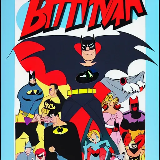 Image similar to Batman: the animated series (1992), by Eric Radomski