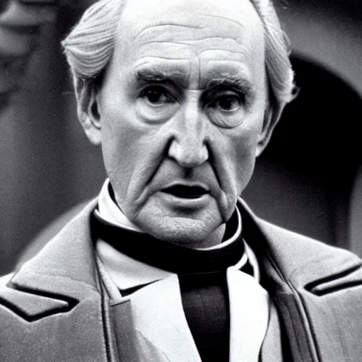 Prompt: Robert Hardy as Count Dooku in Star Wars