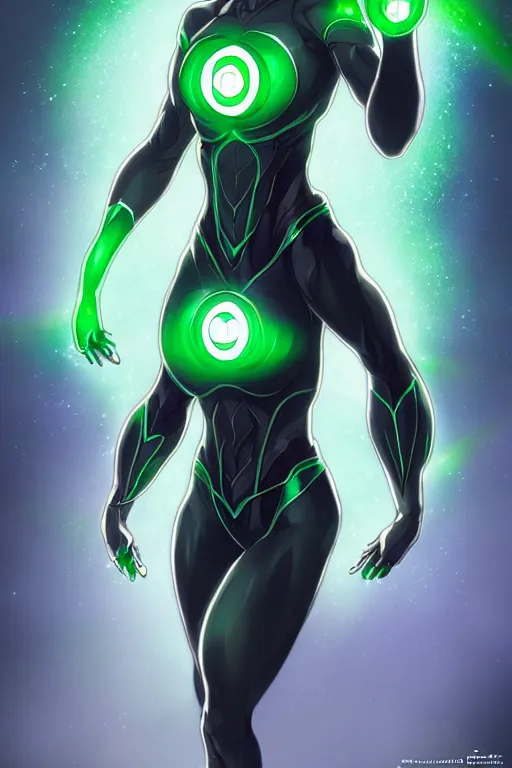 Image similar to anime key visual of a beautiful female green lantern, intricate, glowing accents, powers, glowing ring, speed, goddess, dc comics, cinematic, stunning, highly detailed, digital painting, artstation, smooth, hard focus, illustration, character concepts by senior concept artist