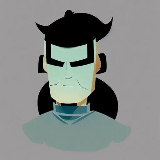 Image similar to face icon stylized minimalist samurai jack, loftis, cory behance hd by jesper ejsing, by rhads, makoto shinkai and lois van baarle, ilya kuvshinov, rossdraws global illumination