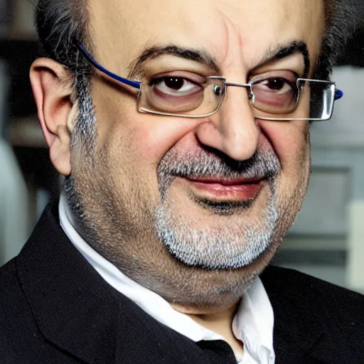 Image similar to photo of salman rushdie