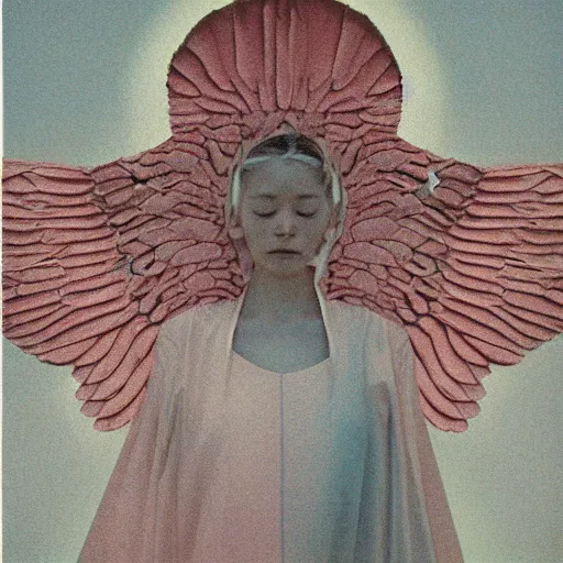 Image similar to seraphim, mixed media, collage, 9 0 s, by rinko kawauchi