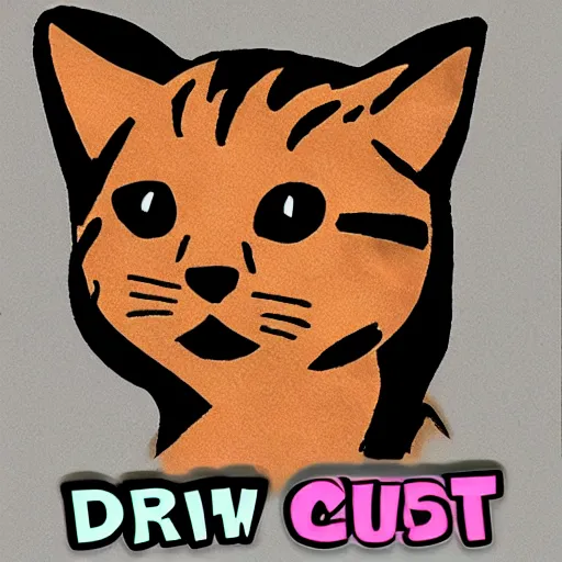 Prompt: draw and guess draft : a cat