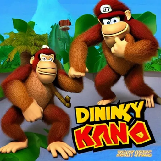 Prompt: donkey kong country