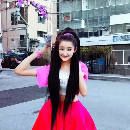 Image similar to korean ariana grande