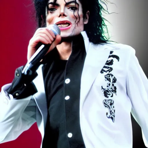 Image similar to Photo of Michael Jackson. 8k. 4k. UHD.