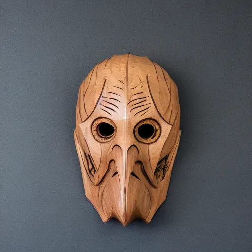 Image similar to illithid wooden mask