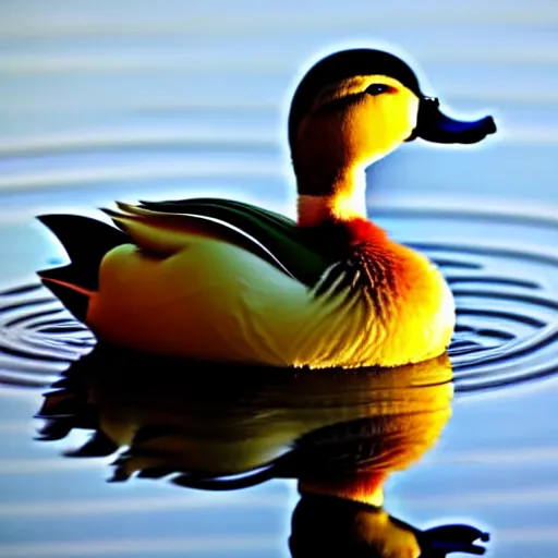 Prompt: a cute duck