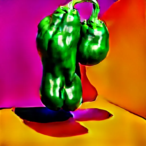 Image similar to jalapeno straw by shusei nagaoka, kaws, david rudnick, airbrush on canvas, pastell colours, cell shaded, highly detailed, intricate background, complex 3 d render, masterpiece