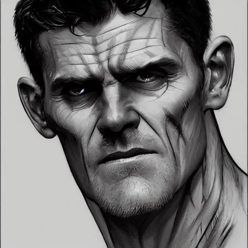 Prompt: portrait of Roy Keane as Marvel's Green Goblin, accurate, intricate, headshot, highly detailed, digital painting, artstation, concept art, sharp focus, illustration, art by artgerm and greg rutkowski and alphonse mucha