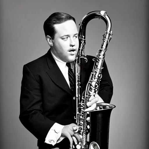 Image similar to berry b benson playing saxophone