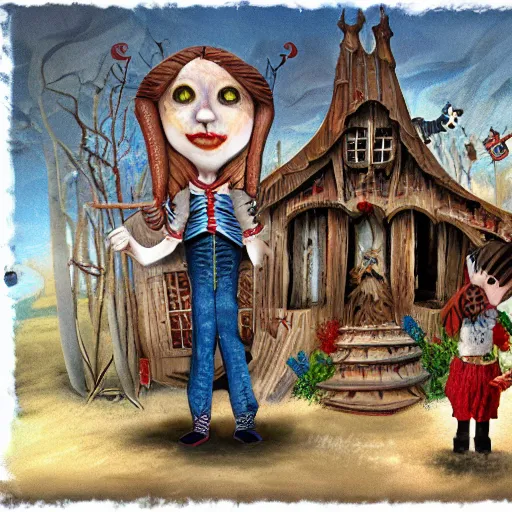 Image similar to American McGee\'s Hansel and Gretel