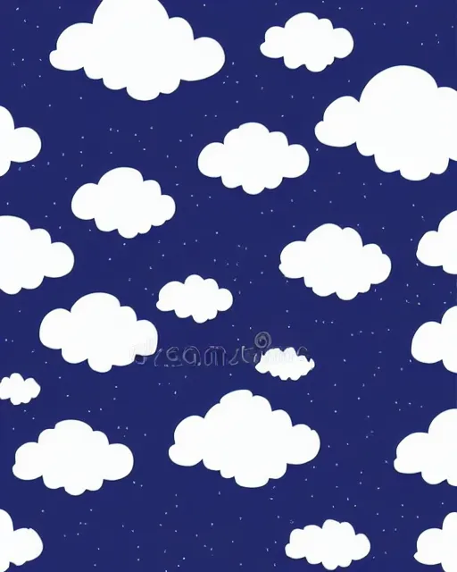 Image similar to cloudy sky vector illustration in anime style